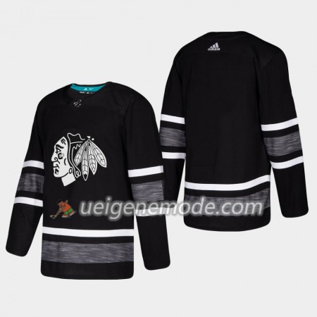 Herren Eishockey Chicago Blackhawks Trikot Blank 2019 All-Star Adidas Schwarz Authentic